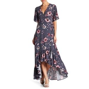 On The Road Fay Floral Wrap Dress